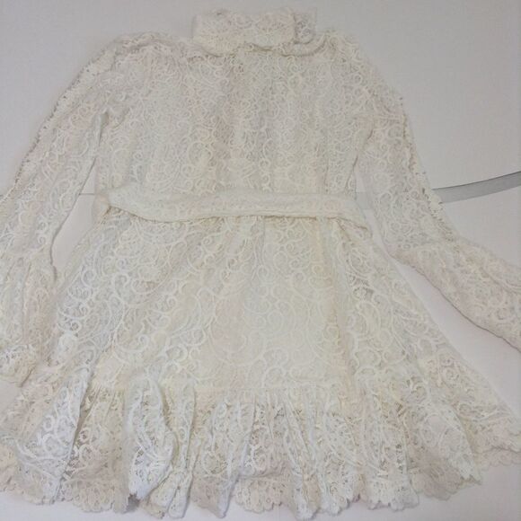 Free People White Dreams Of You Mini Dress New Size Small - Picture 3 of 6